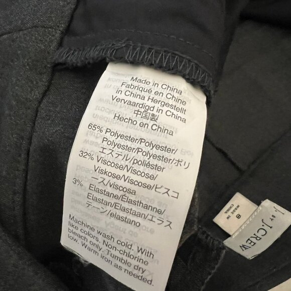 J. By J. Crew Cameron gray straight leg dress pants size 8 - Picture 7 of 7